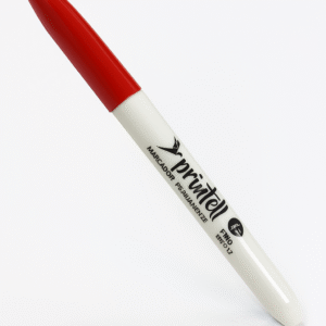 Marcador Permanente Punta Fina Rojo x 12