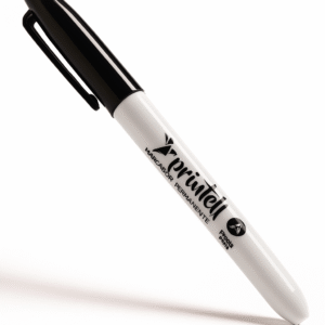 Marcador Permanente Punta Fina Negro x 12